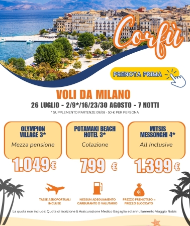 CORFÚ SPECIALE ESTATE