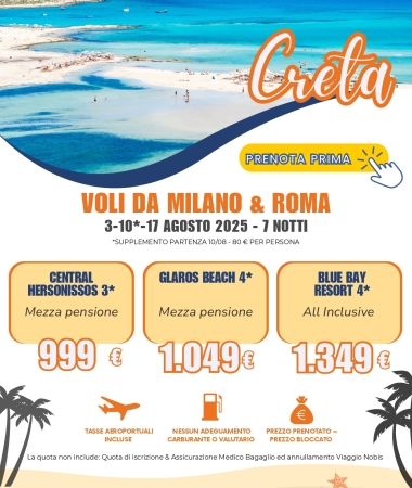 CRETA SPECIALE ESTATE