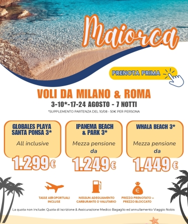 MAIORCA SPECIALE ESTATE