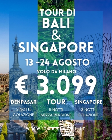 TOUR DI BALI E SINGAPORE SPECIALE ESTATE