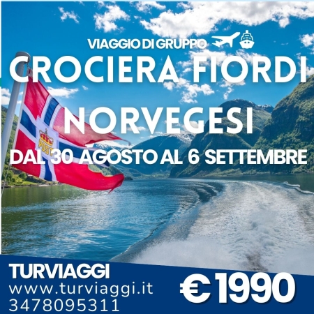 CROCIERA DI GRUPPO AI FIORDI NORVEGESI VIAGGI DI GRUPPO