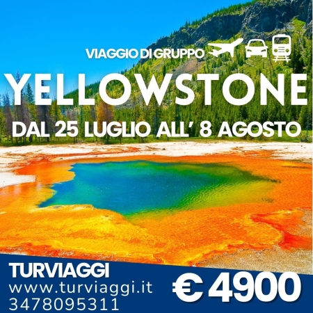 YELLOWSTONE E PARCHI OVEST USA VIAGGI DI GRUPPO