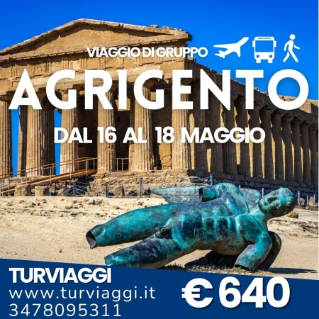 AGRIGENTO CITTA' DELLA CULTURA 2025 VIAGGI DI GRUPPO