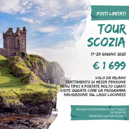TOUR SCOZIA IL GRANDE NORD