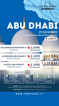 ABU DHABI SPECIALE CAPODANNO