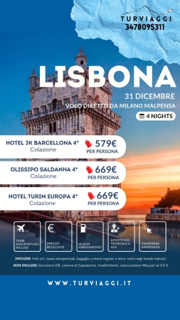 LISBONA SPECIALE CAPODANNO