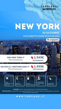 NEW YORK SPECIALE CAPODANNO