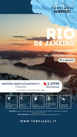 RIO DE JANEIRO SPECIALE CAPODANNO