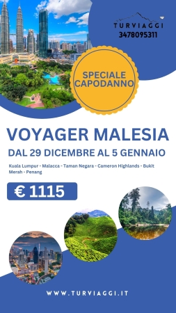 VOYAGER MALESIA SPECIALE CAPODANNO