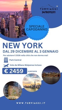 NEW YORK SPECIALE CAPODANNO