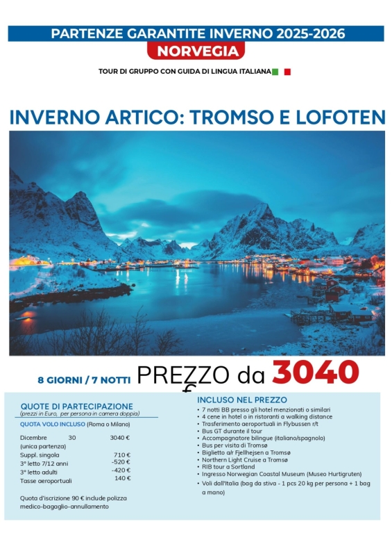 INVERNO ARTICO: TROMSO E LOFOTEN