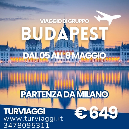 BUDAPEST VIAGGI DI GRUPPO:PARTI DALL'AEROPORTO