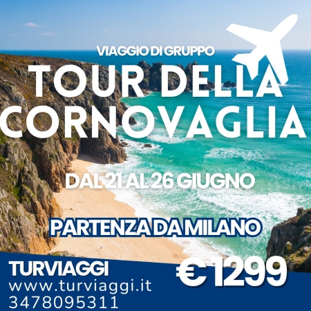 CORNOVAGLIA VIAGGI DI GRUPPO:PARTI DALL'AEROPORTO